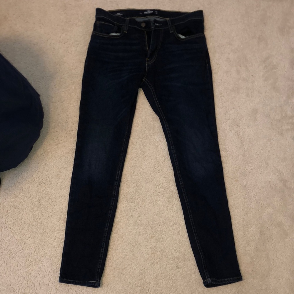 Hollister skinny epic flex navy jeans 31x32